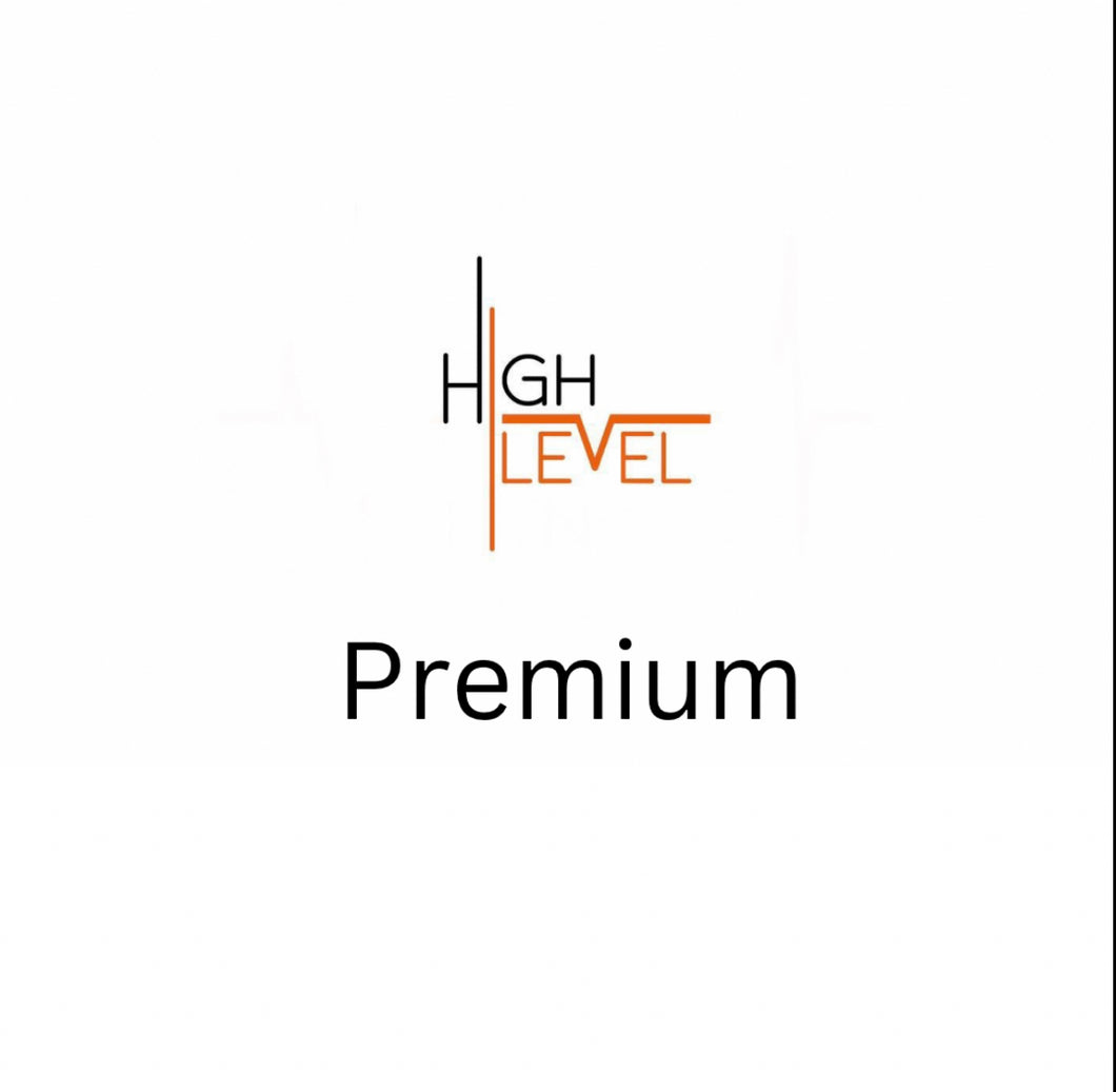 High Level Mentoring- Premium